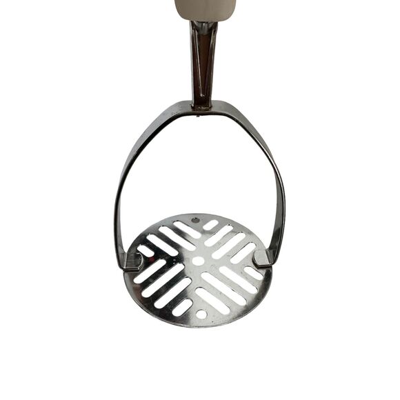 Ekco USA Stainless Masher Melamine Purple Flower Power Starburst Atomic Vintage - Picture 5 of 9